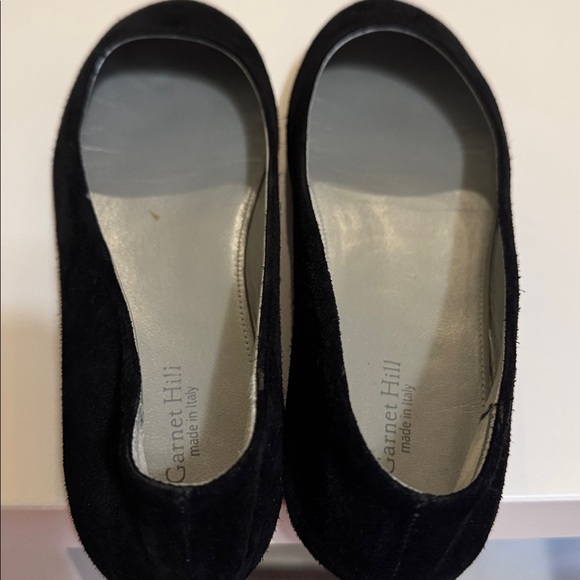 Garnet Hill Black Women's Flats made in Italy - Picture 9 of 9